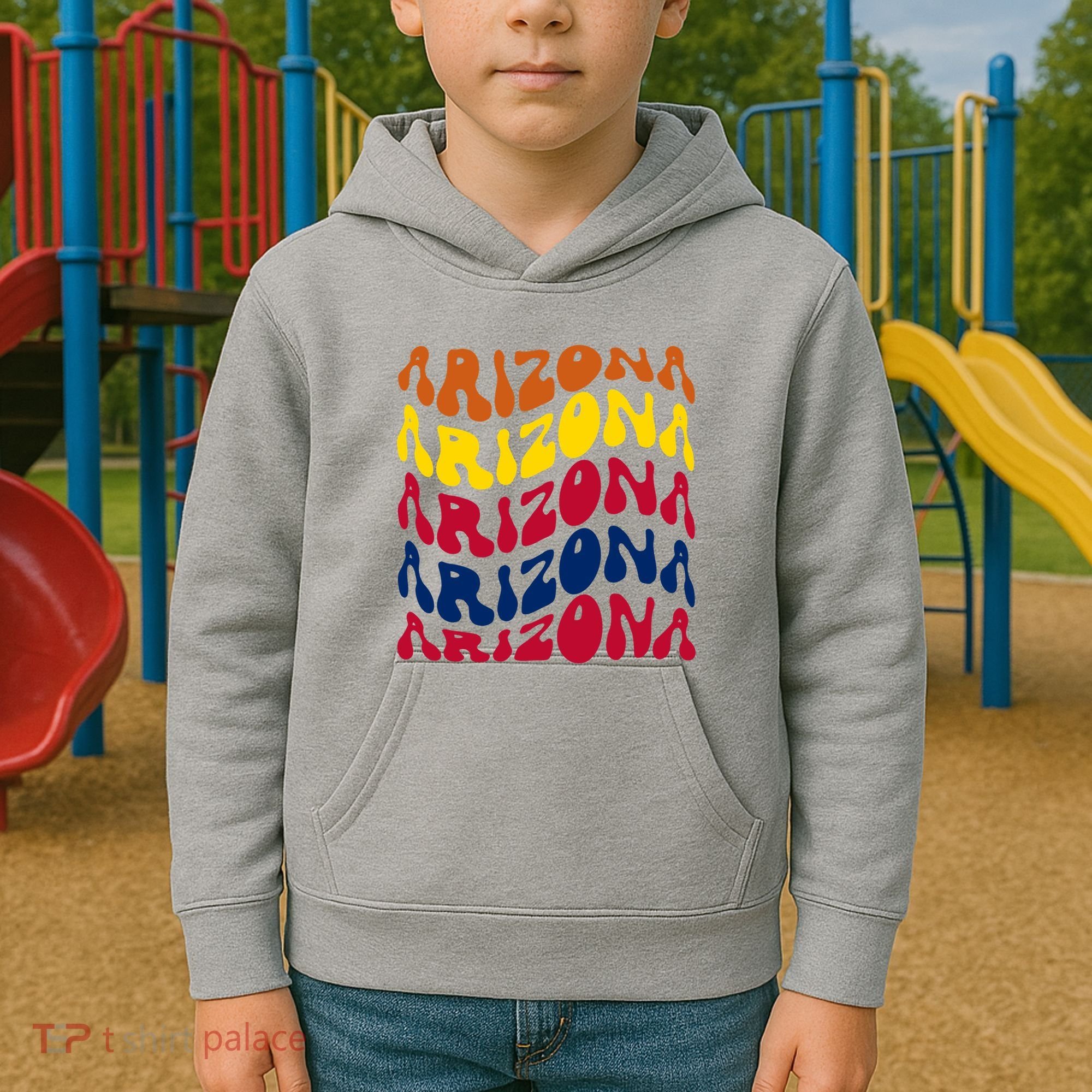 Arizona Retro Wave Kids Hoodie