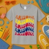 Arizona Retro Wave Kids T-Shirt thumb 3