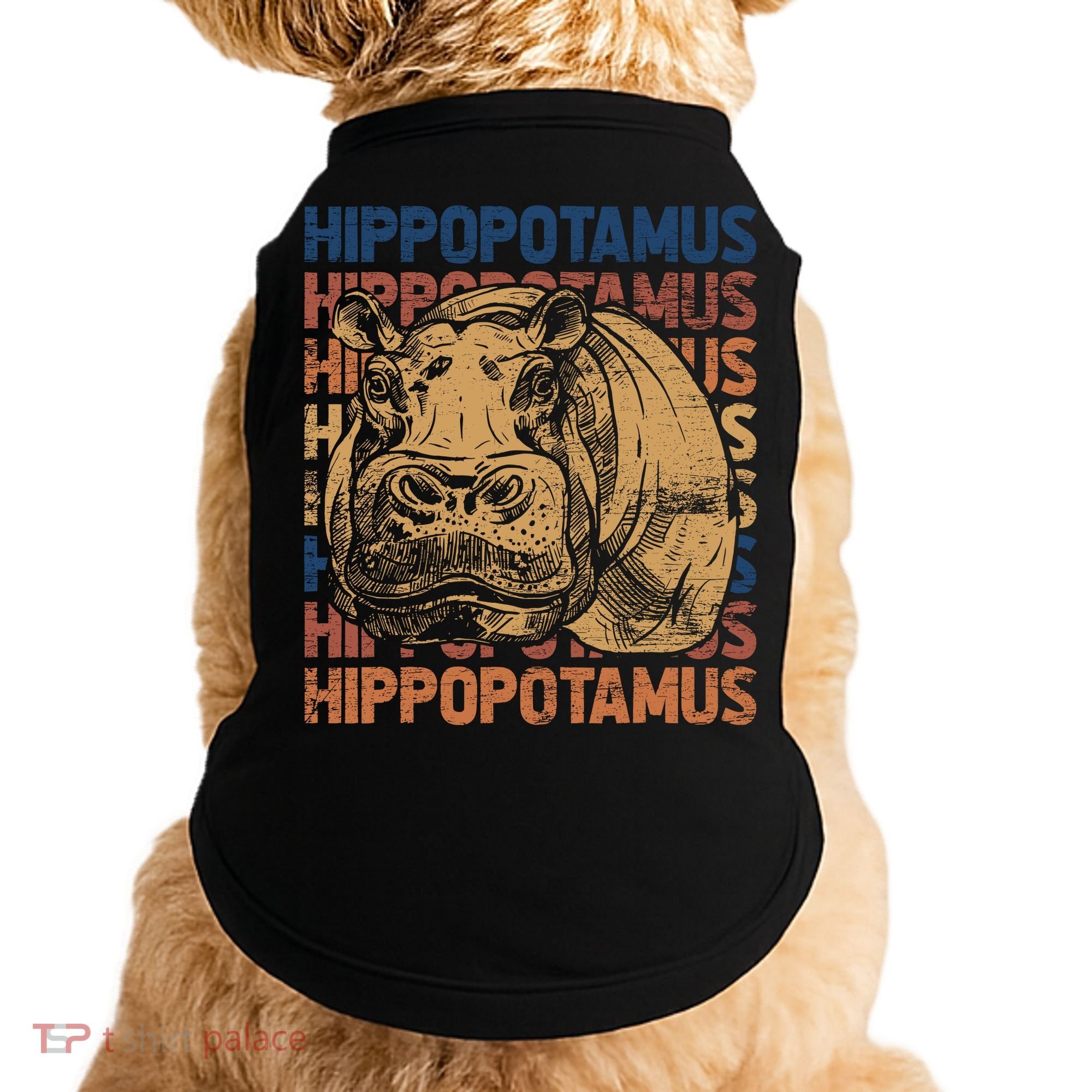 Animal Rights Zookeeper Africa Gift Idea Hippo Doggie Tank