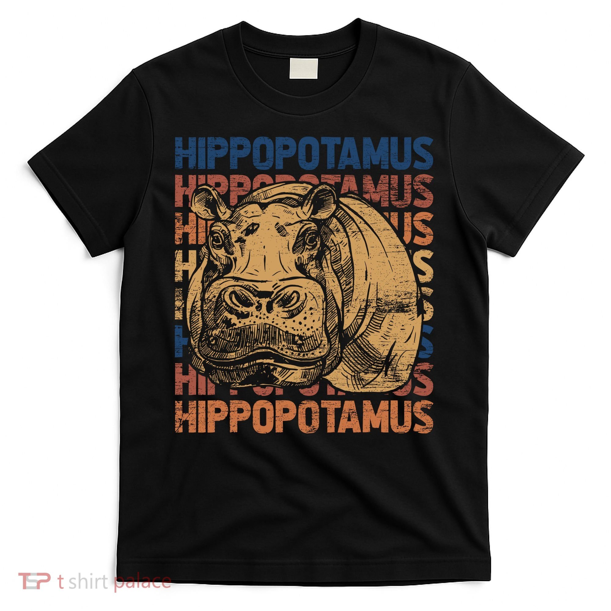 Animal Rights Zookeeper Africa Gift Idea Hippo T-Shirt