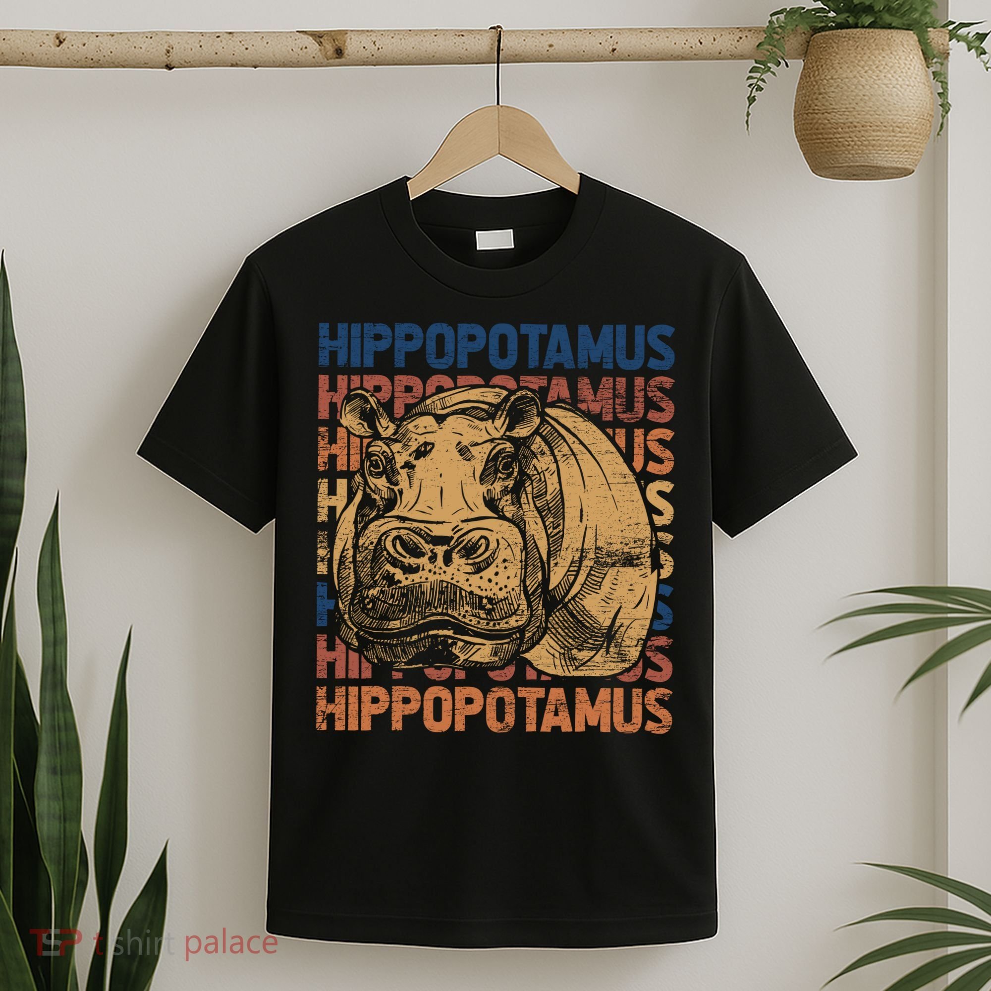 Animal Rights Zookeeper Africa Gift Idea Hippo T-Shirt
