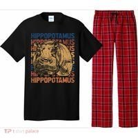 Animal Rights Zookeeper Africa Gift Idea Hippo Pajama Set thumb 0