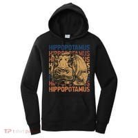 Animal Rights Zookeeper Africa Gift Idea Hippo Women's Hoodie thumb 0