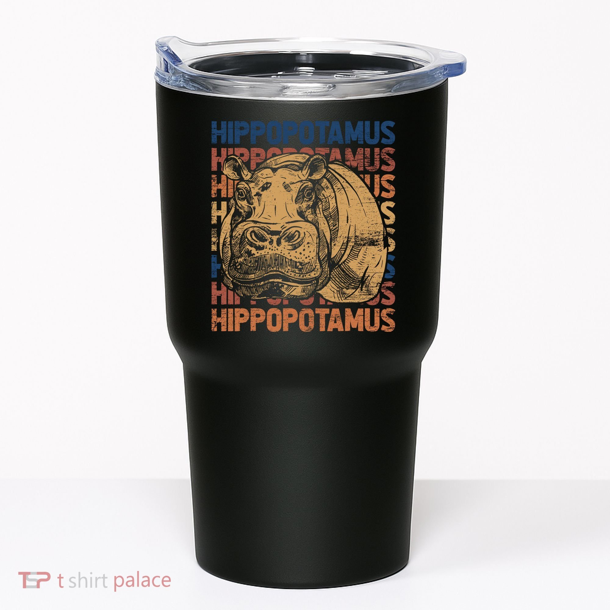 Animal Rights Zookeeper Africa Gift Idea Hippo Tumbler