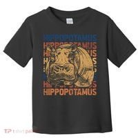 Animal Rights Zookeeper Africa Gift Idea Hippo Toddler T-Shirt thumb 0
