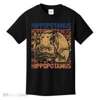 Animal Rights Zookeeper Africa Gift Idea Hippo Kids T-Shirt thumb 0