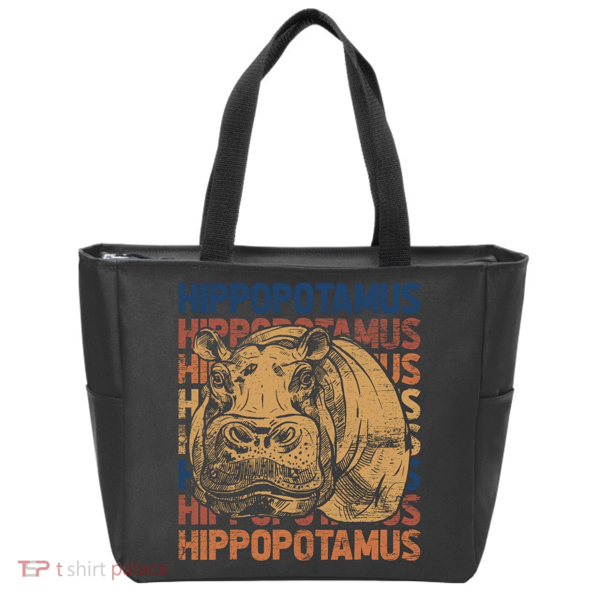 Animal Rights Zookeeper Africa Gift Idea Hippo Tote Bag
