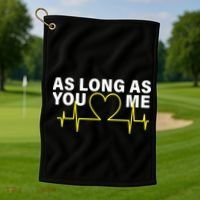 As Long As You Love Me Golf Towel thumb 1
