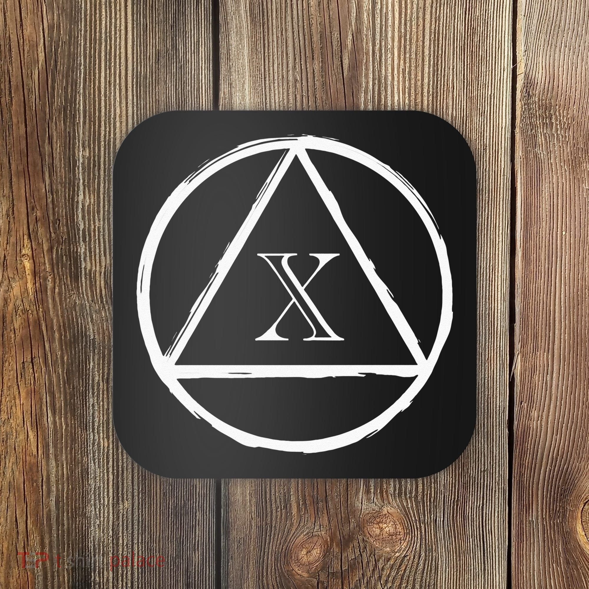 AA Sobriety 10 Yr Abstinence 10 Years Sober Anniversary Gift Coaster