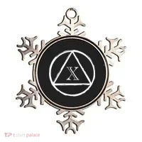 AA Sobriety 10 Yr Abstinence 10 Years Sober Anniversary Gift Ornament thumb 0