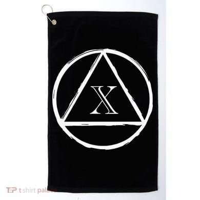 AA Sobriety 10 Yr Abstinence 10 Years Sober Anniversary Gift Golf Towel