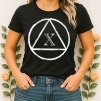 AA Sobriety 10 Yr Abstinence 10 Years Sober Anniversary Gift Women's T-Shirt thumb 2