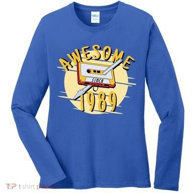 Awesome Since 1989 Women's Long Sleeve Shirt