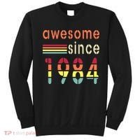 Awesome Since 1984 Birthday Retro Cool Gift Sweatshirt thumb 0