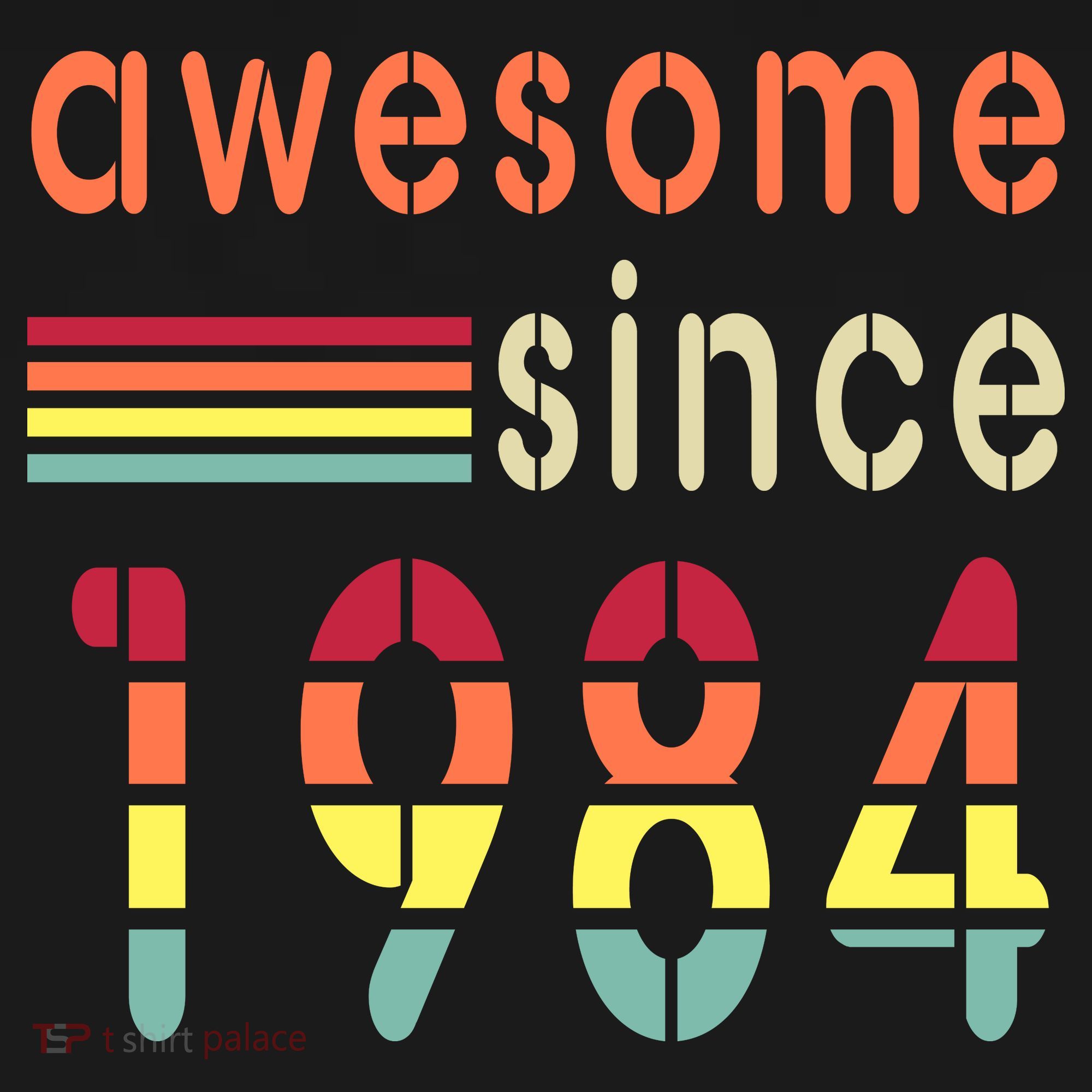 Awesome Since 1984 Birthday Retro Cool Gift Polo