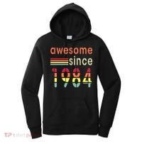 Awesome Since 1984 Birthday Retro Cool Gift Women's Hoodie thumb 0