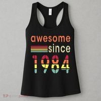 Awesome Since 1984 Birthday Retro Cool Gift Women's Tank Top thumb 3