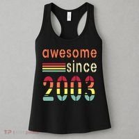 Awesome Since 2003 Birthday Retro Cool Gift Women's Tank Top thumb 3