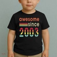 Awesome Since 2003 Birthday Retro Cool Gift Toddler T-Shirt thumb 2