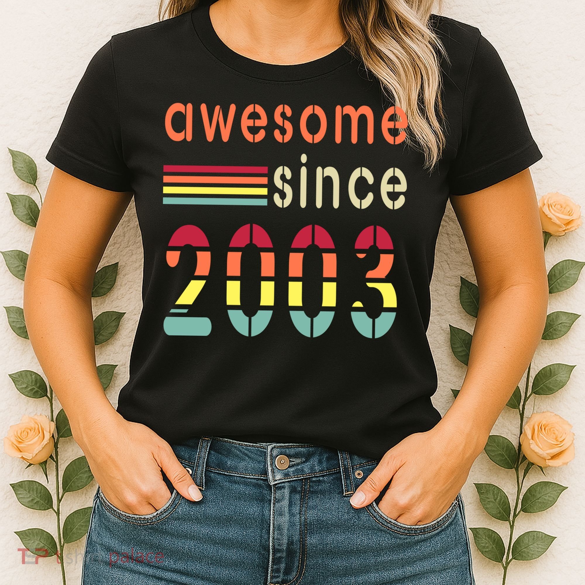Awesome Since 2003 Birthday Retro Cool Gift Women's T-Shirt