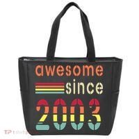 Awesome Since 2003 Birthday Retro Cool Gift Tote Bag thumb 0