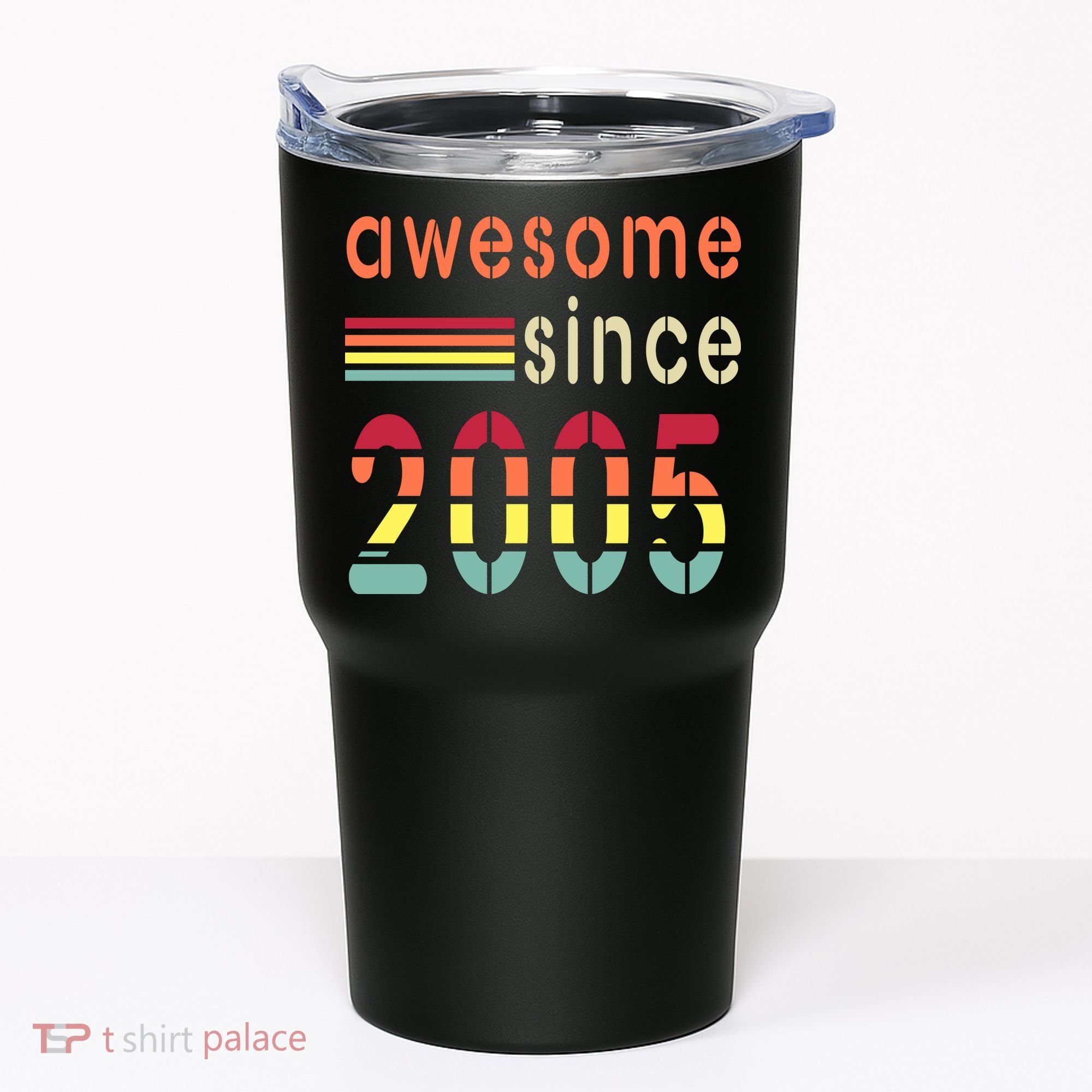 Awesome Since 2005 Birthday Retro Cool Gift Tumbler