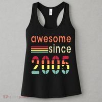 Awesome Since 2005 Birthday Retro Cool Gift Women's Tank Top thumb 3