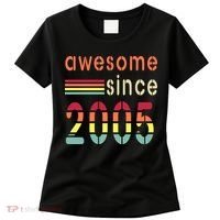 Awesome Since 2005 Birthday Retro Cool Gift Women's T-Shirt thumb 0