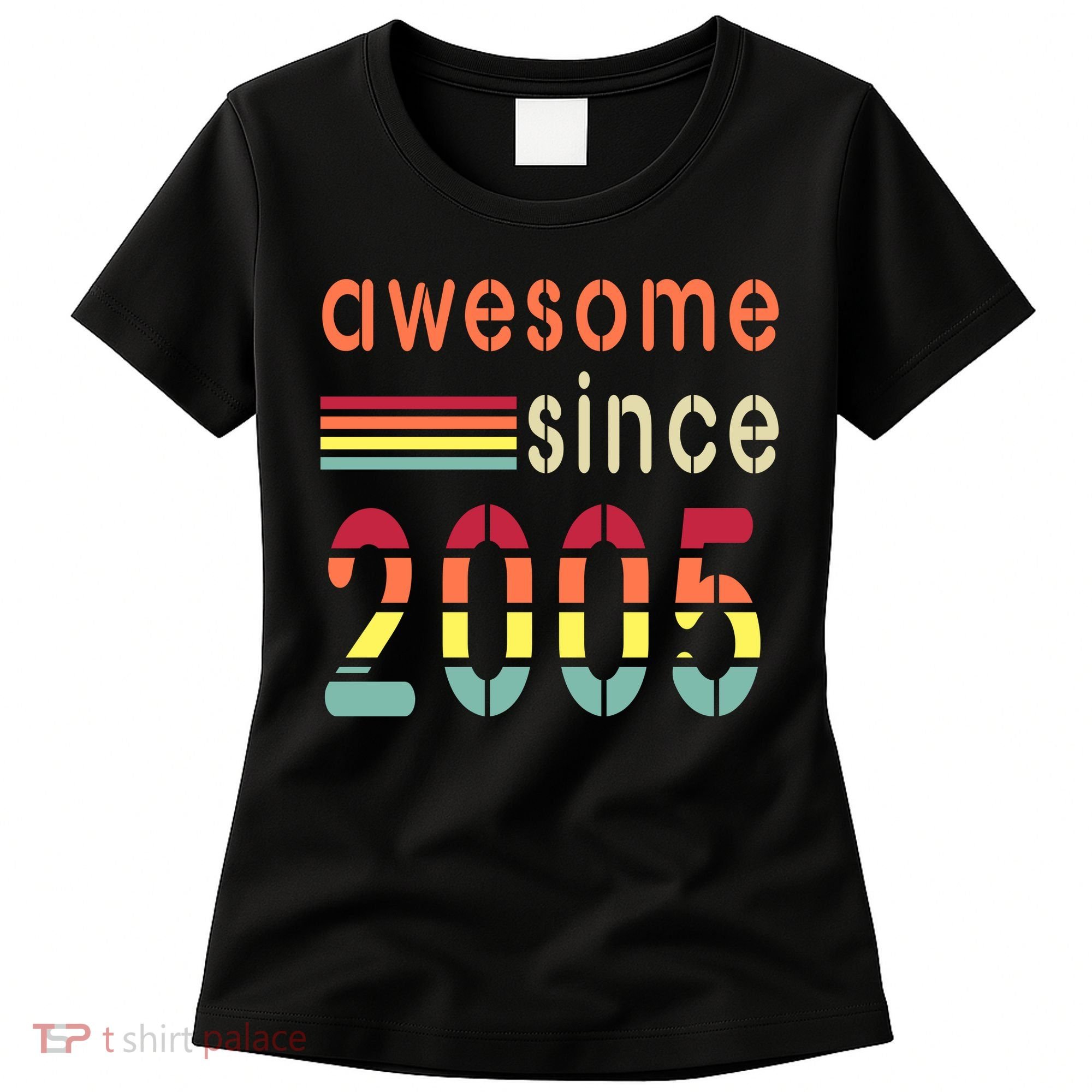 Awesome Since 2005 Birthday Retro Cool Gift Women's T-Shirt