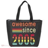 Awesome Since 2005 Birthday Retro Cool Gift Tote Bag thumb 0