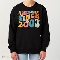 Awesome Since 2003 20th Birthday Retro Gifts Born In 2003 Women's Sweatshirt thumb 0