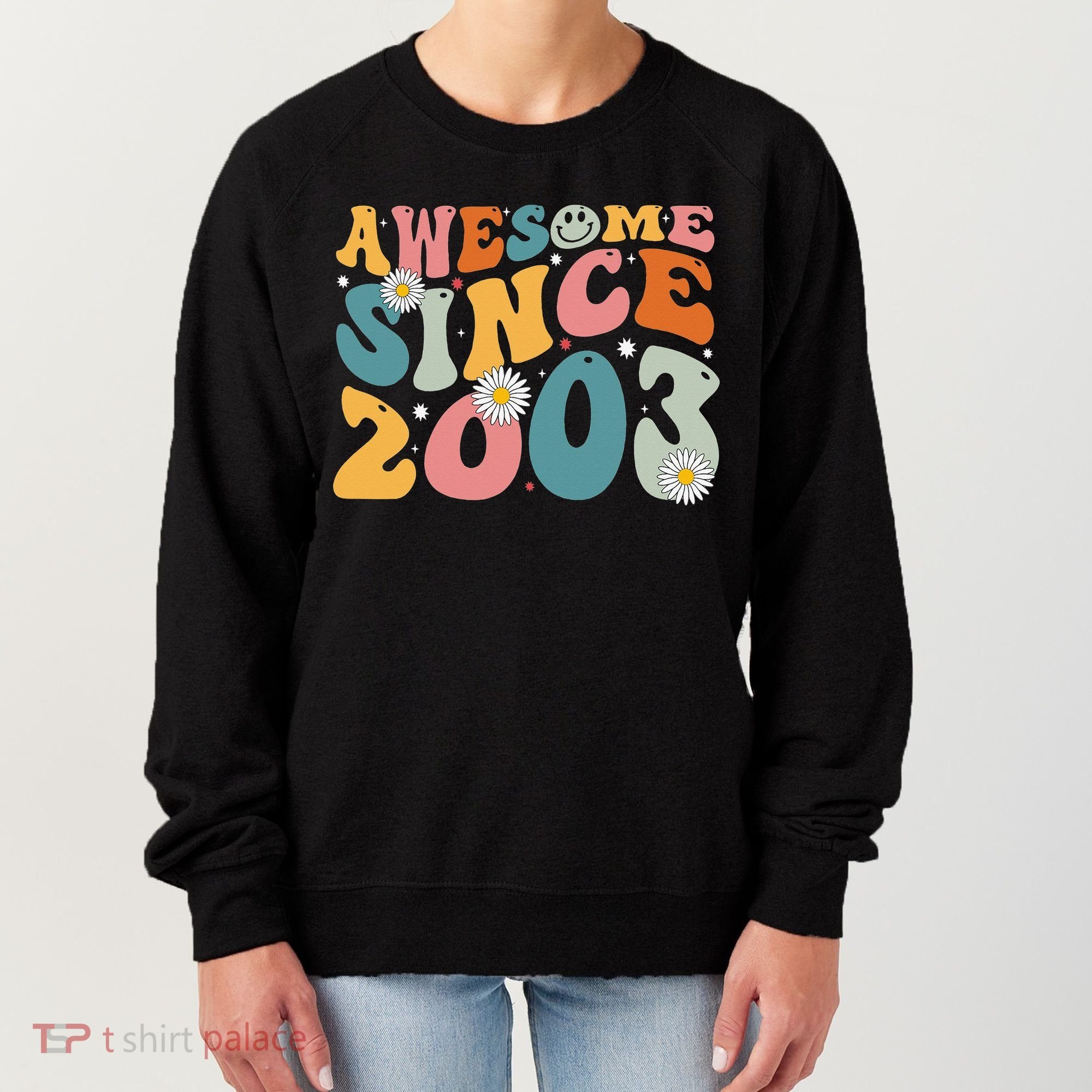 Awesome Since 2003 20th Birthday Retro Gifts Born In 2003 Women's Sweatshirt