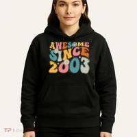 Awesome Since 2003 20th Birthday Retro Gifts Born In 2003 Hoodie thumb 5
