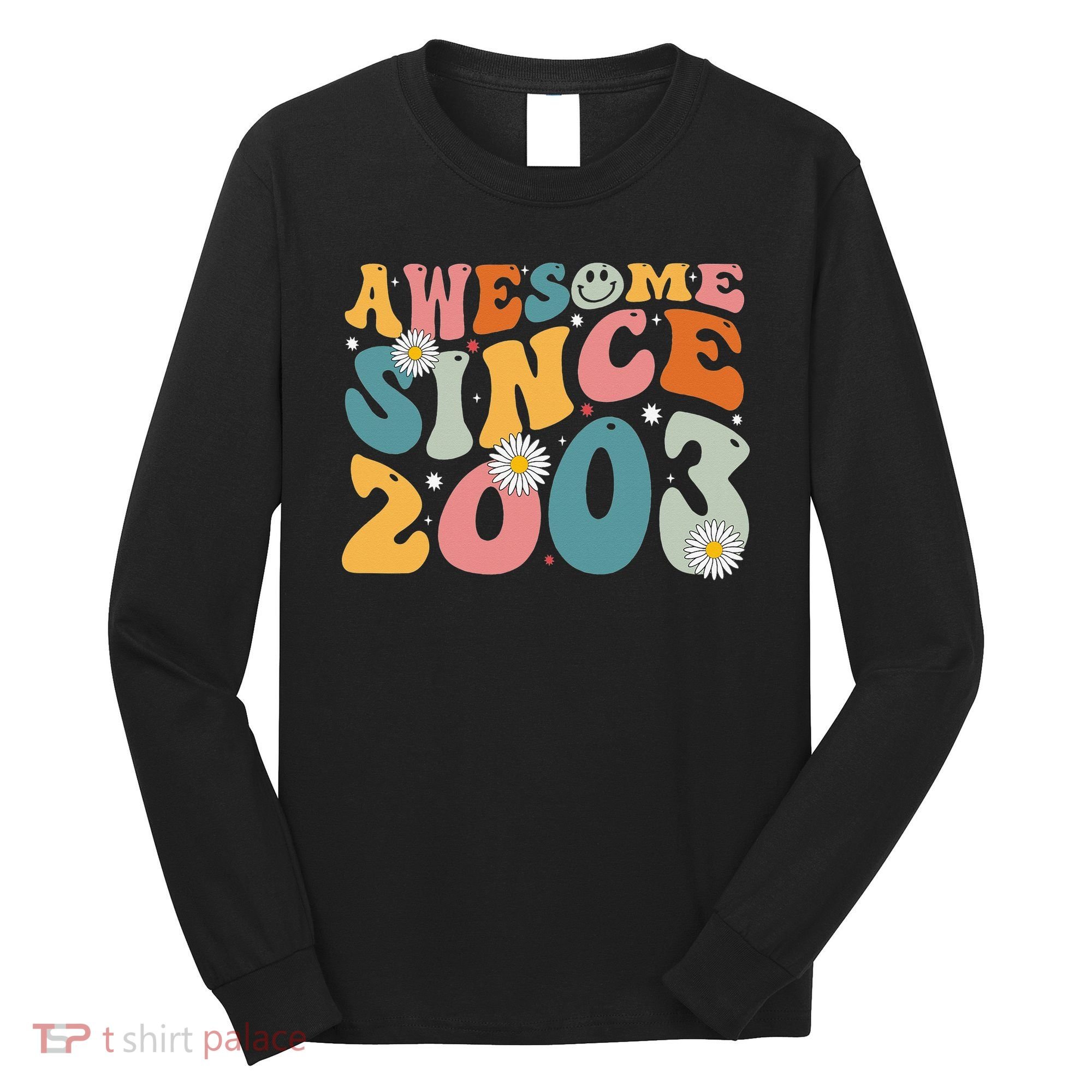 Awesome Since 2003 20th Birthday Retro Gifts Born In 2003 Long Sleeve Shirt