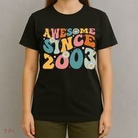 Awesome Since 2003 20th Birthday Retro Gifts Born In 2003 T-Shirt thumb 4