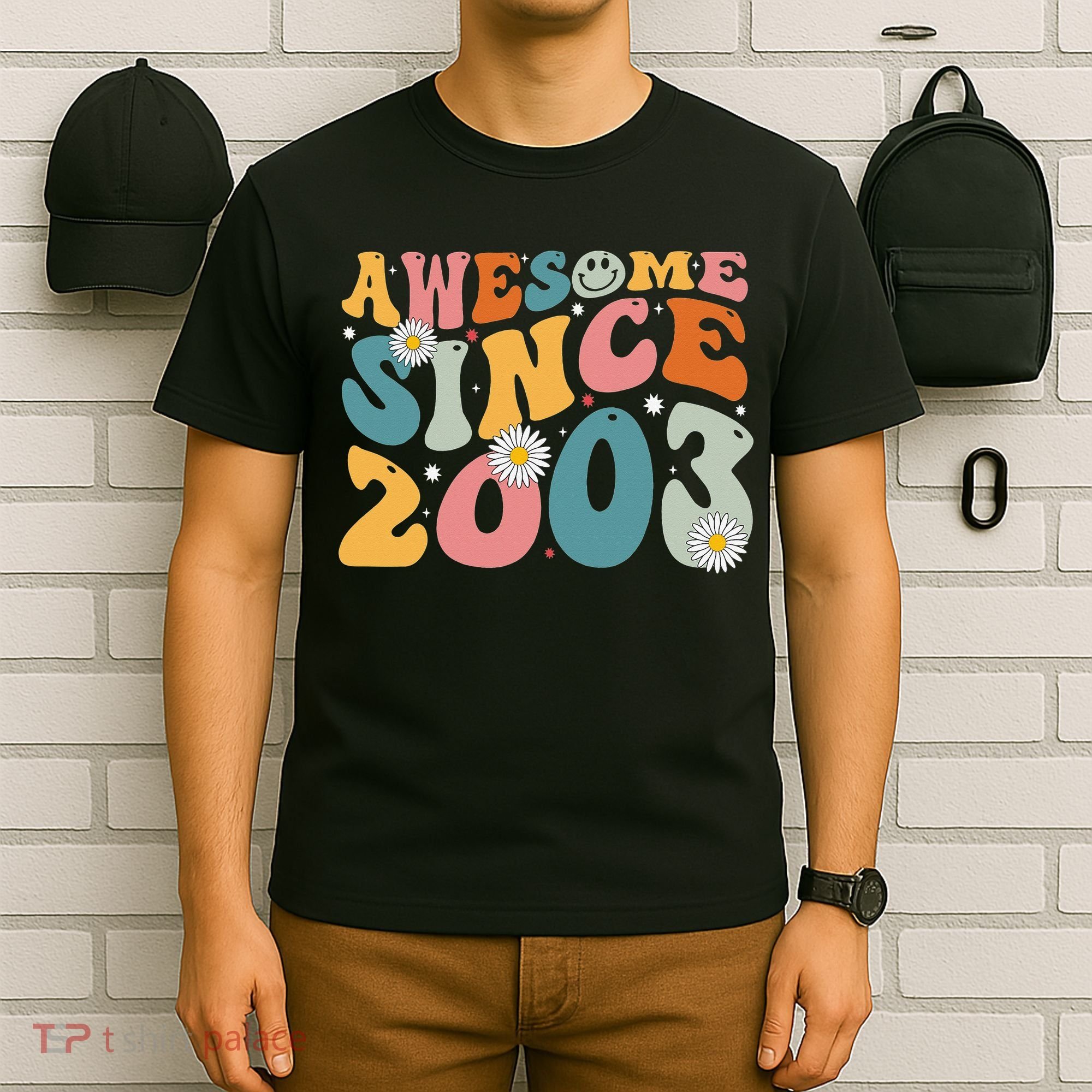 Awesome Since 2003 20th Birthday Retro Gifts Born In 2003 T-Shirt