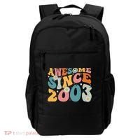 Awesome Since 2003 20th Birthday Retro Gifts Born In 2003 Backpack thumb 0