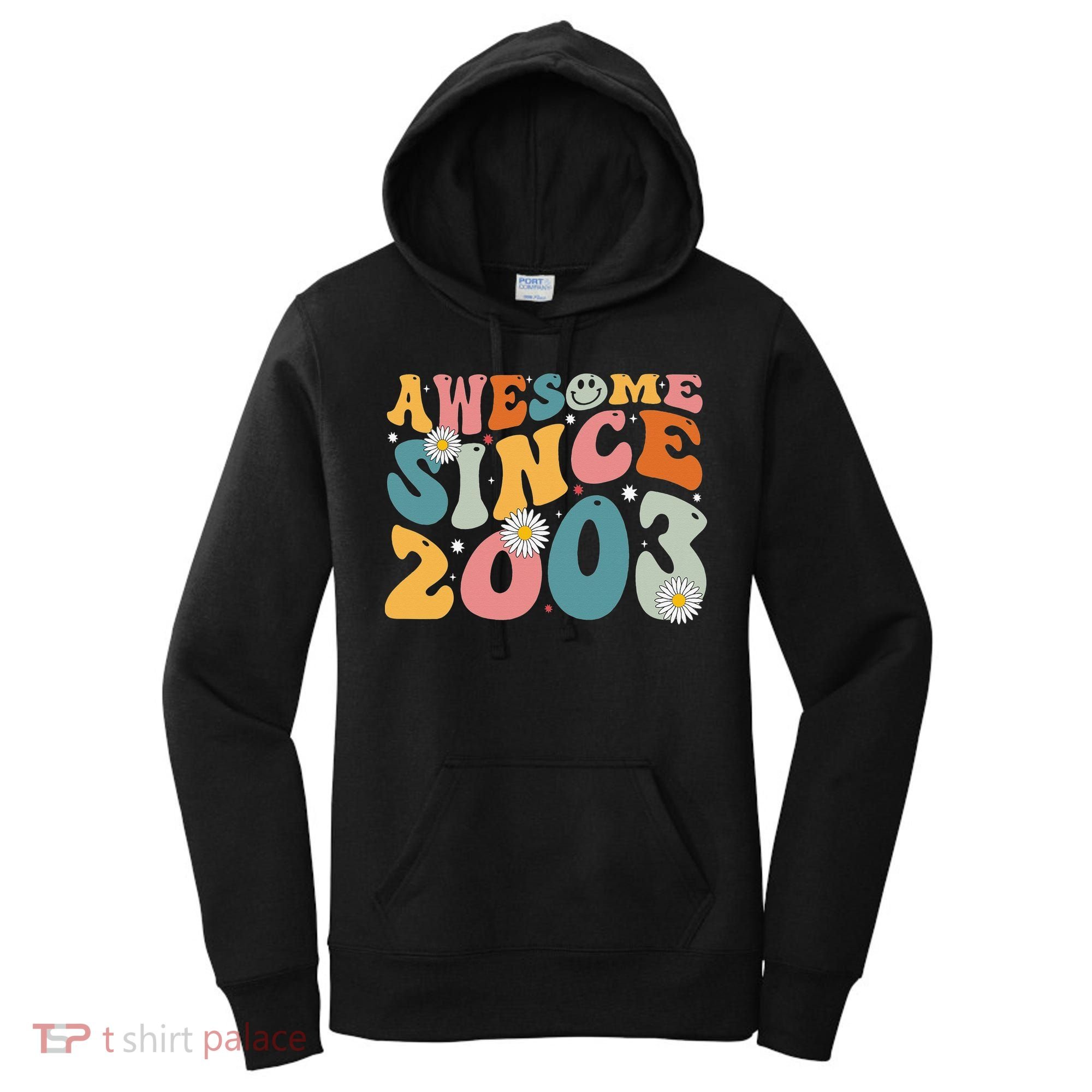 Awesome Since 2003 20th Birthday Retro Gifts Born In 2003 Women's Hoodie