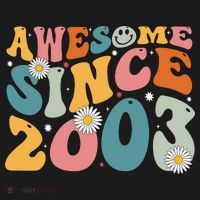 Awesome Since 2003 20th Birthday Retro Gifts Born In 2003 Women's Hoodie thumb 2