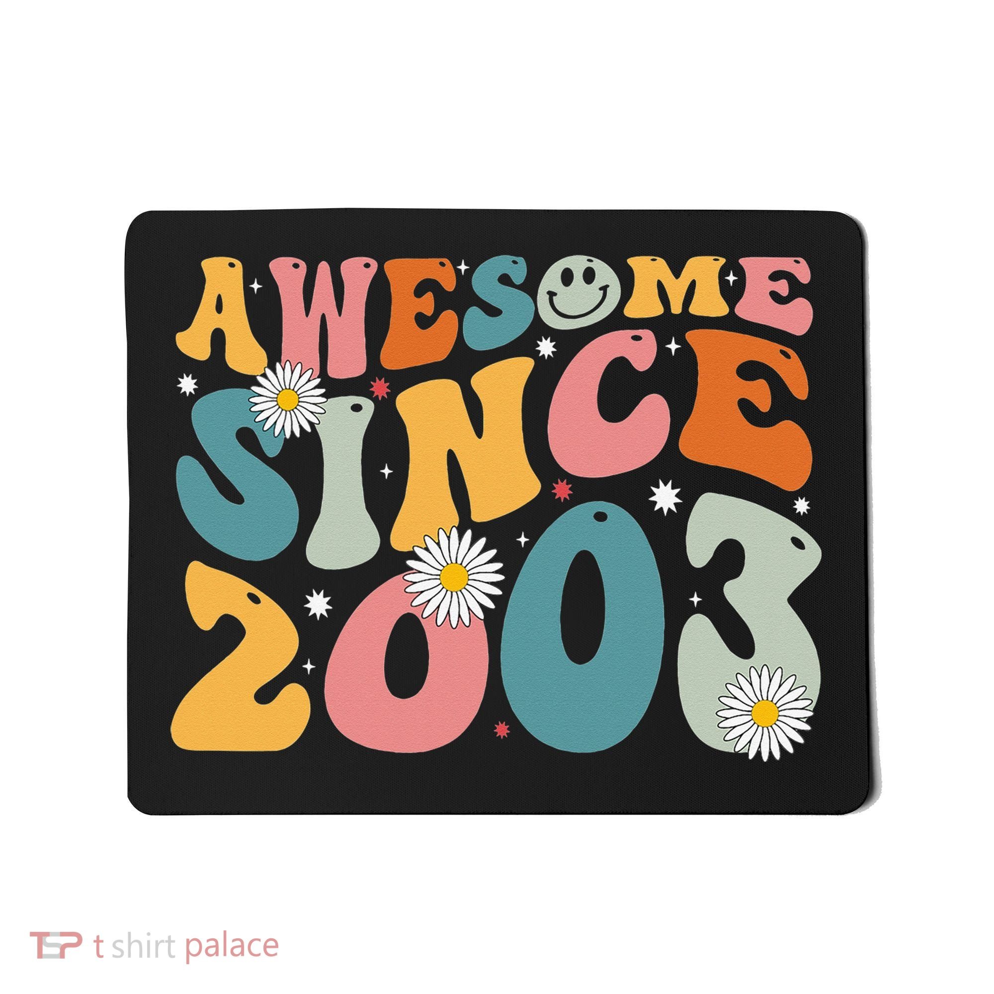 Awesome Since 2003 20th Birthday Retro Gifts Born In 2003 Mousepad