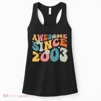 Awesome Since 2003 20th Birthday Retro Gifts Born In 2003 Women's Tank Top thumb 0