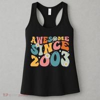 Awesome Since 2003 20th Birthday Retro Gifts Born In 2003 Women's Tank Top thumb 3
