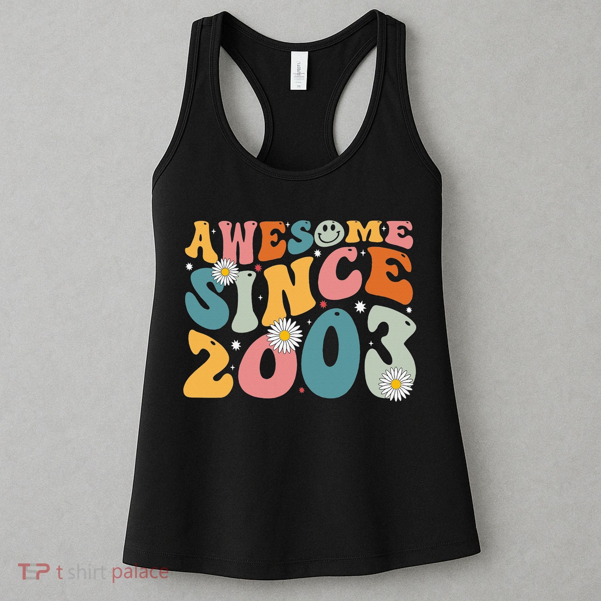 Awesome Since 2003 20th Birthday Retro Gifts Born In 2003 Women's Tank Top