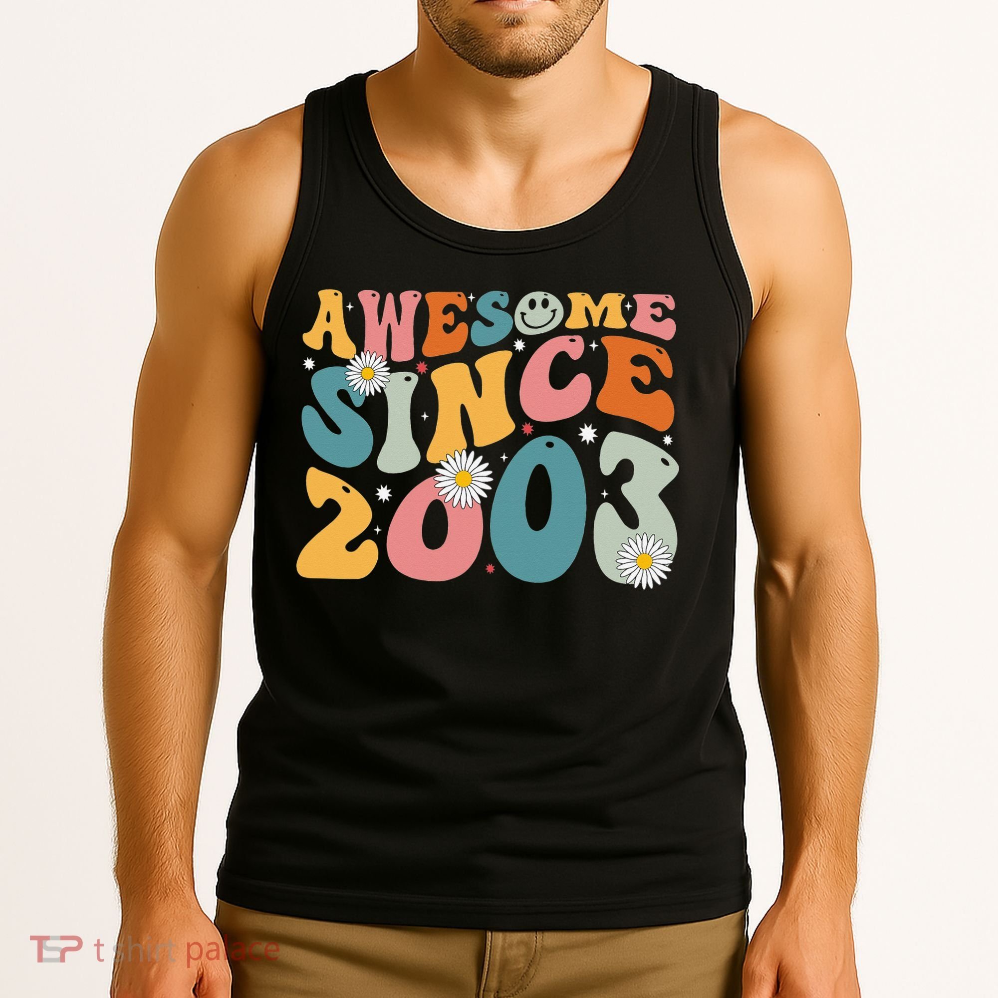 Awesome Since 2003 20th Birthday Retro Gifts Born In 2003 Tank Top