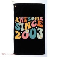 Awesome Since 2003 20th Birthday Retro Gifts Born In 2003 Golf Towel thumb 0