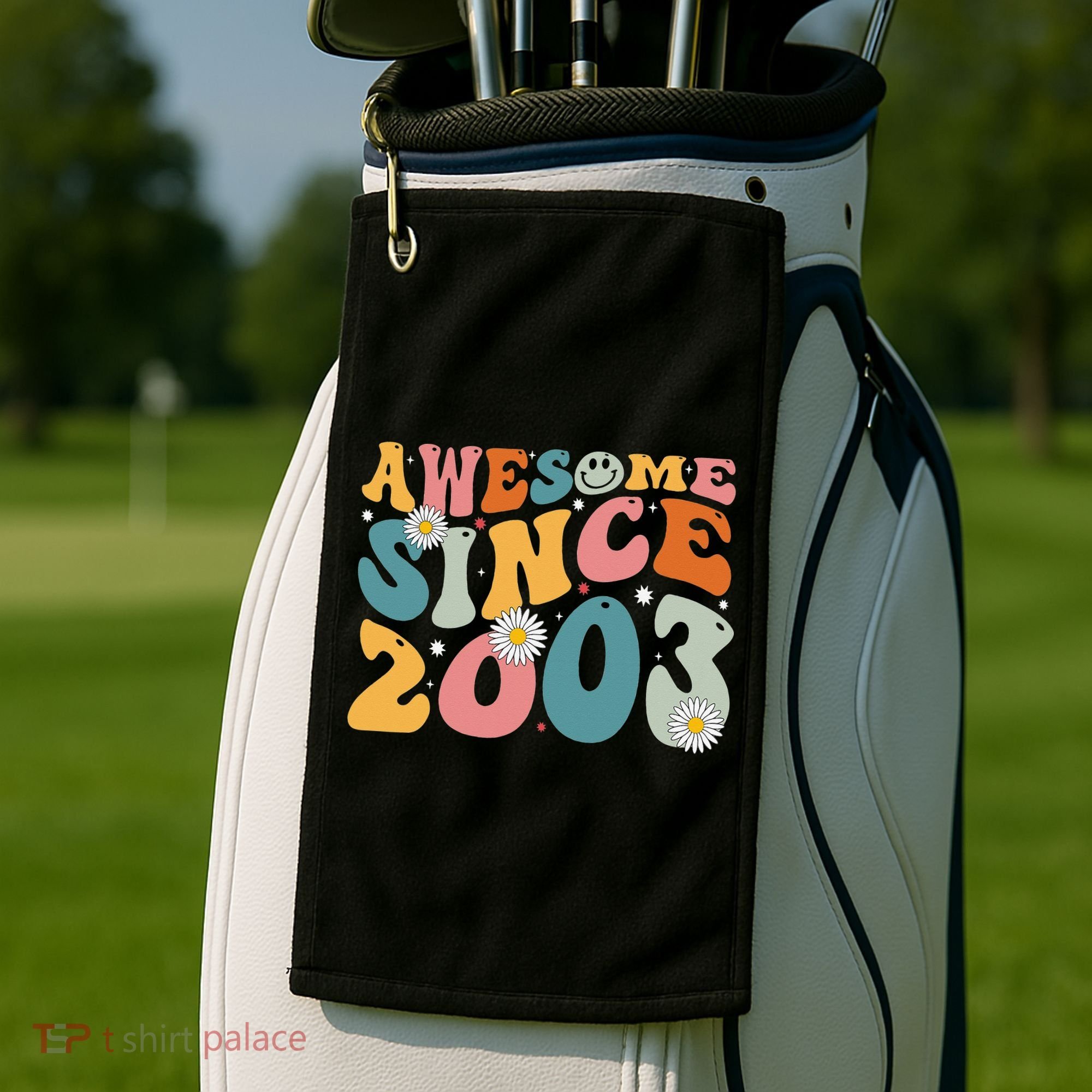 Awesome Since 2003 20th Birthday Retro Gifts Born In 2003 Golf Towel