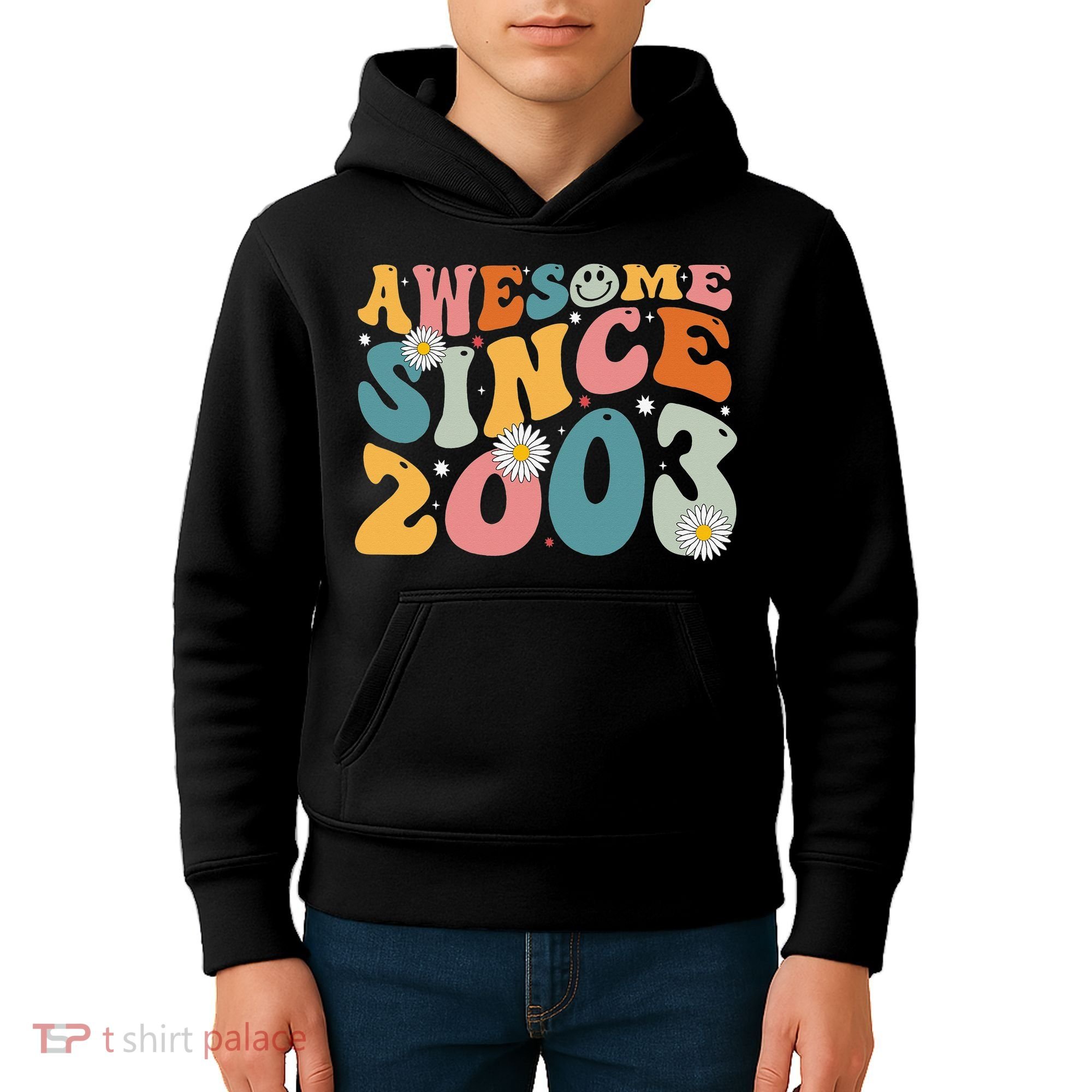 Awesome Since 2003 20th Birthday Retro Gifts Born In 2003 Kids Hoodie