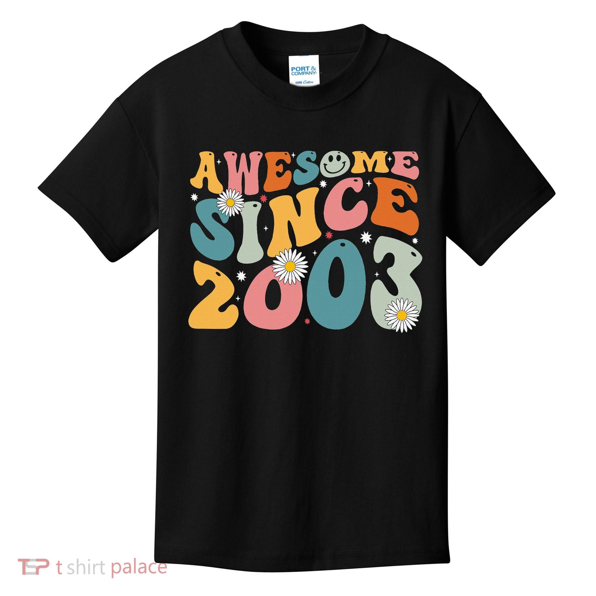 Awesome Since 2003 20th Birthday Retro Gifts Born In 2003 Kids T-Shirt