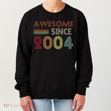 Awesome Since 2004 18th Birthday Retro Women's Sweatshirt