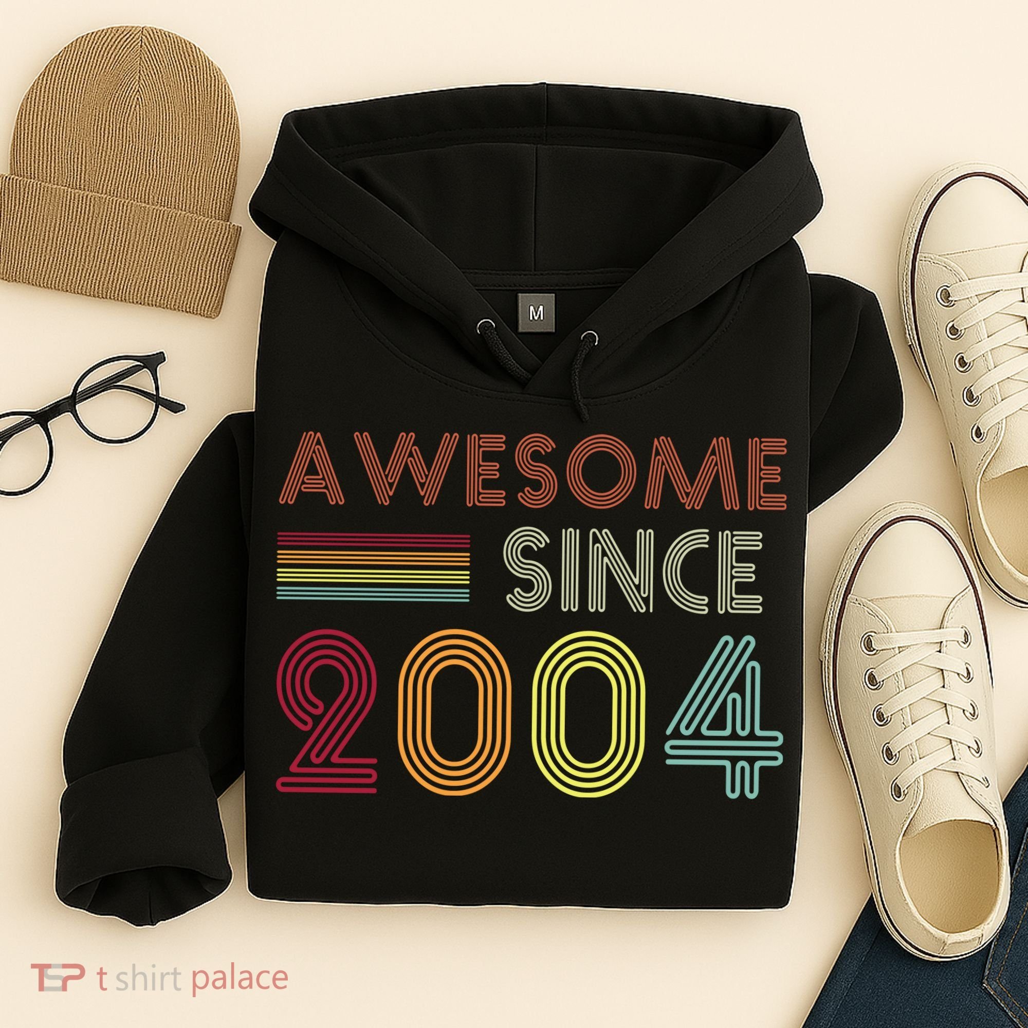 Awesome Since 2004 18th Birthday Retro Hoodie